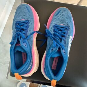 Hoka Blue and Pink Women's Sneakers